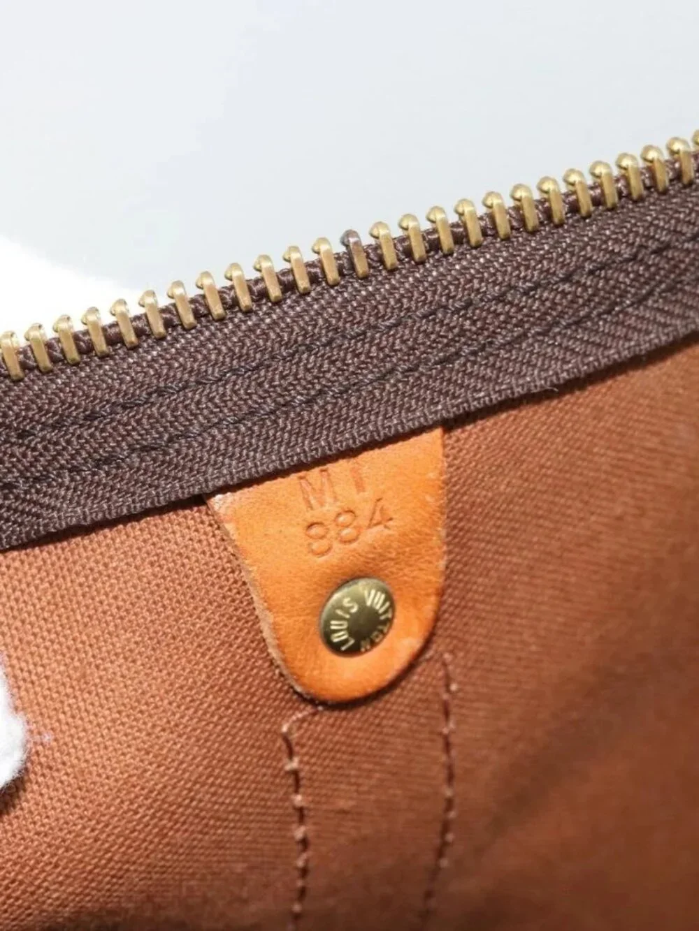 LOUIS VUITTON Monogram Keepall 55 Boston Bag M41424 LV Auth 187801A